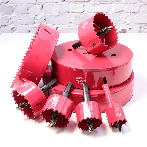 M42 bimetal woodworking hole opener gypsum board PVC plastic iron plate downlight drilling drill bit round hole expander