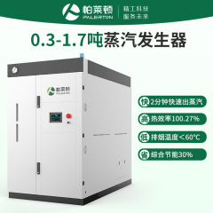 全自動工業ガス0.5トン蒸気発生器環境保護無免許飼料蒸煮天然ガス1トンボイラー