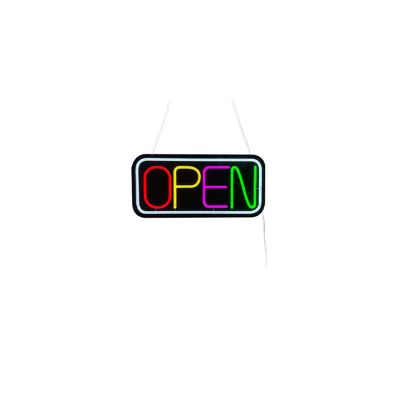 酒吧氛围灯墙面发光字电竞房装饰led灯定制黑板open霓虹灯广告牌|undefined
