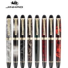 金豪钢笔X450金属铱金笔书法美工笔男女商务办公练字用笔可换墨囊