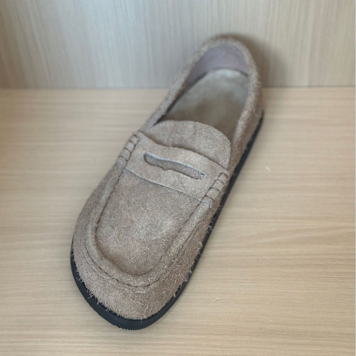 Otoño e invierno nuevos zapatos Lefu de todo fósforo cepillado de terciopelo de vaca importados