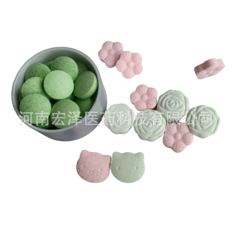 OEM processing of various dosage forms, strawberry flavored VC chewable tablets, hawthorn chicken gizzard tablets, OEM customization