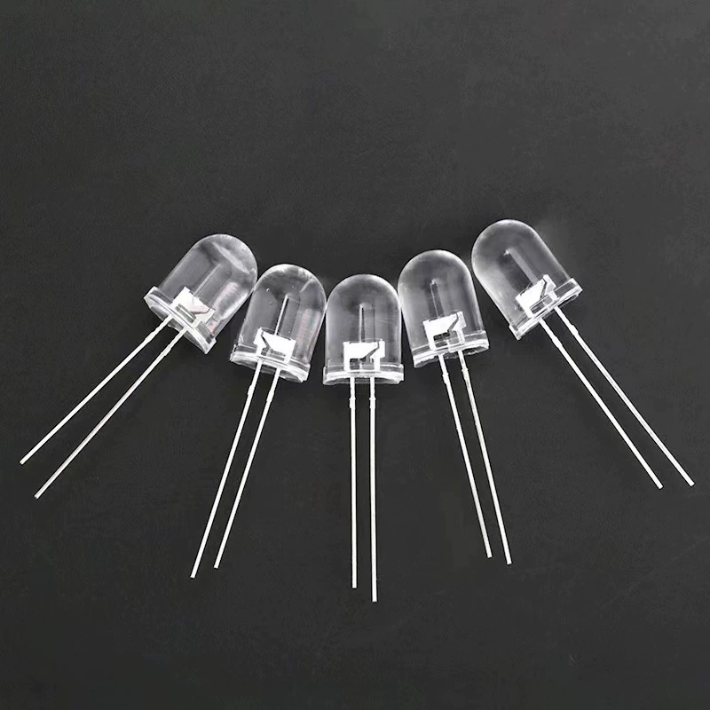 F10 шарик лампы 10 мм белый свет красный свет желтый свет синий свет зеленый свет 10 мм светодиод светодиодный индикатор бус