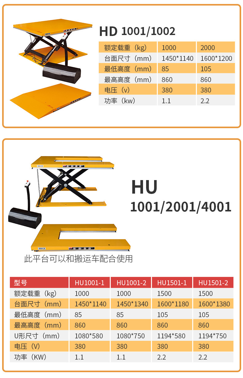 Wepi Mobile Electric Lift Hydraulic Lifting Platform Small Platform Cart Scissor-Type Foldable Hand-Push Platform