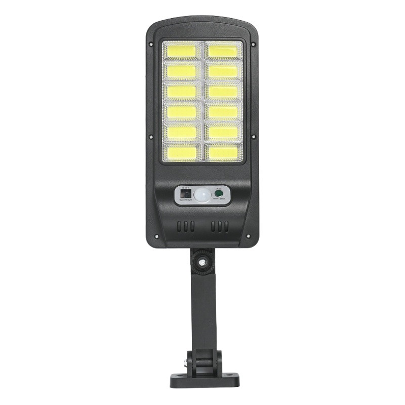 Lámpara solar del cuerpo humano del hogar Lámpara de jardín Lámpara de pared exterior con control remoto Iluminación exterior Lámpara led de calle integrada