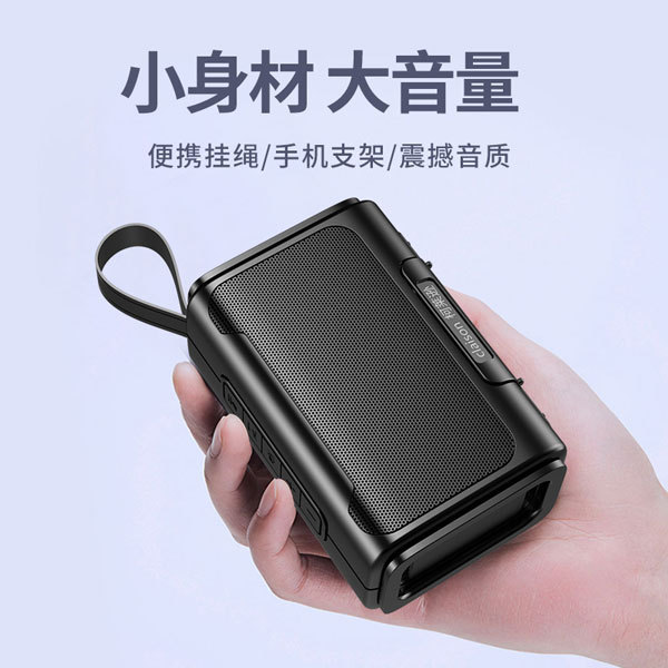 ブルートゥースのスピーカーの大音量の音響の重いサブウーファの携帯用屋外の家庭用カードの高音質の車載の小さい鋼砲|undefined