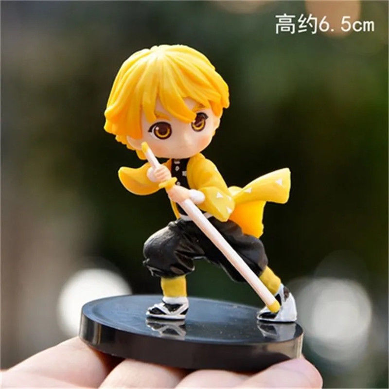 Ghost Blade hecho a mano animación circundante Charcoal Lang Mi Douzi Mi esposa Shanyi conjunto completo de modelos de decoración regalo al por mayor