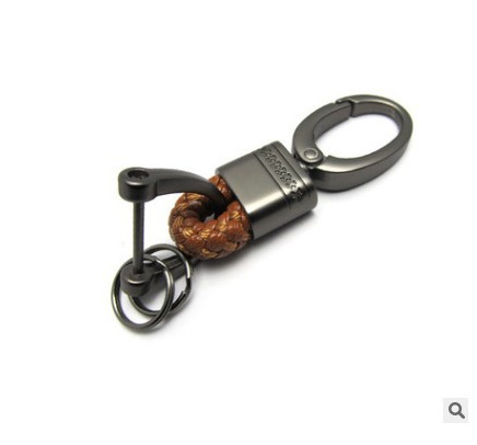 Llavero de metal creativo nuevo trenzado cuerda coche llavero Martin hebilla pequeño regalo colgante