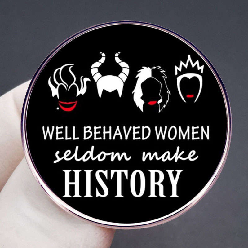 Party, Street Occasion Alloy Material Novelty Pin Cartoon Character Alloy Stoving Varnish Plating Unisex Brooches 1 Piece
