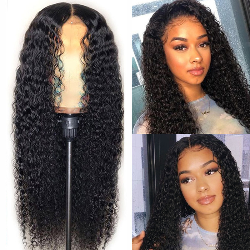 Amazon New Wig for Women with Long Curly Hair, Afro, High Temperature Silk, Small Curly Hair, African Cross-Border Wig, Wholesale Supply