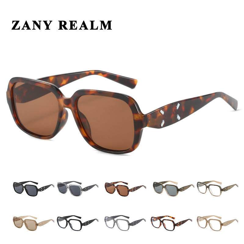 2024 nuevas gafas de sol de montura cuadrada para mujer