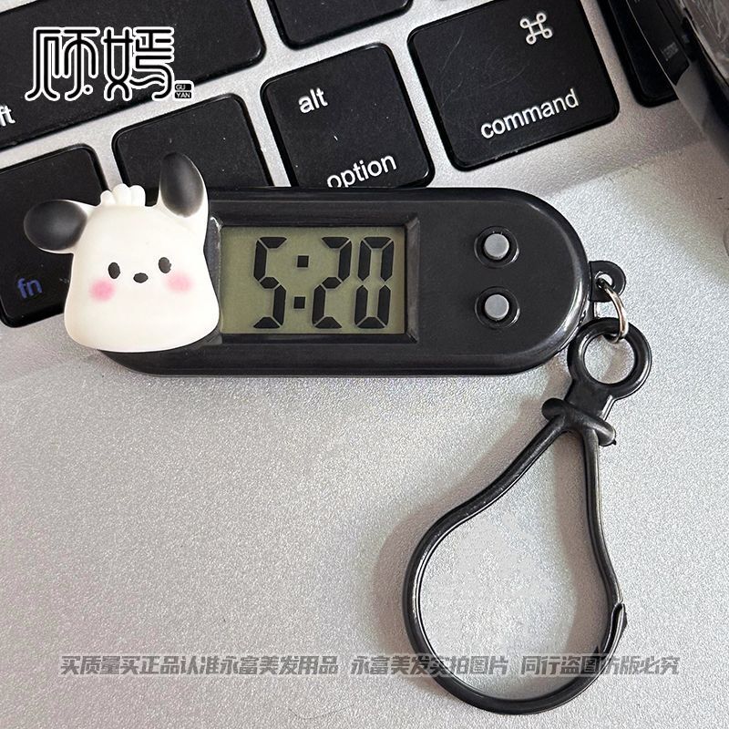 新型のパチャ犬のミニ掛け時計携帯型学生のミニ電子時計の仕事の学習試験のスケジュールは静音です。|undefined