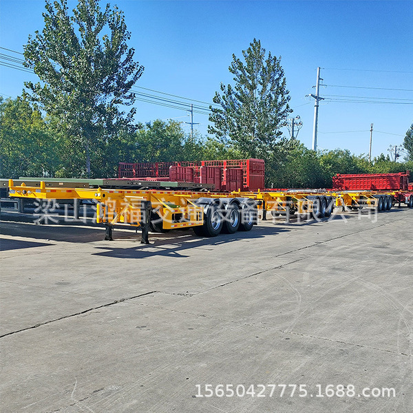Skeleton pallet truck container transporter for sale 40-foot…