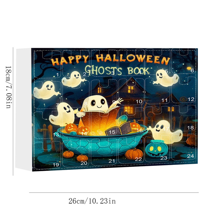 跨境Happy Halloween万圣节可爱幽灵盲盒女士时尚流行耳环耳饰|undefined
