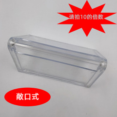 Modern office supplies double-sided transparent meeting placard, organic desk sign, table sign seat sign price tag name tag