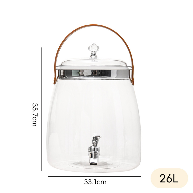 Barril de bebidas de autoservicio, refrigerador de gran capacidad, tetera de agua fría, barril de vino, té de frutas, tetera de agua fría con grifo, barril de cola, barril de mezcla
