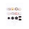 Fashionable small brooch, set, protective underware, pin, shirt, Korean style, clips included