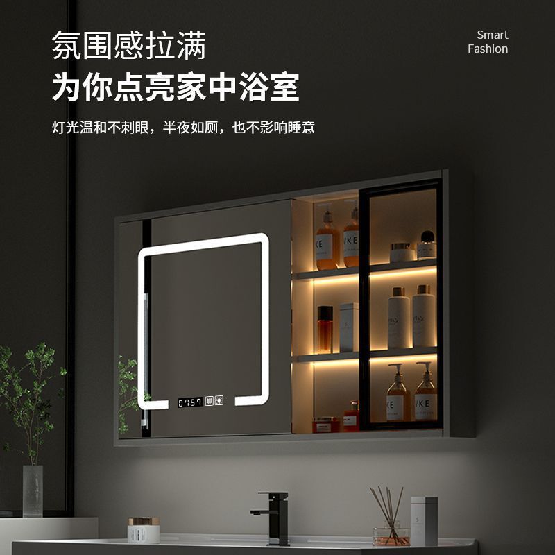 奶油现代智能浴室柜简约陶瓷一体洗脸盆组合卫生间洗漱实木洗手盆|undefined