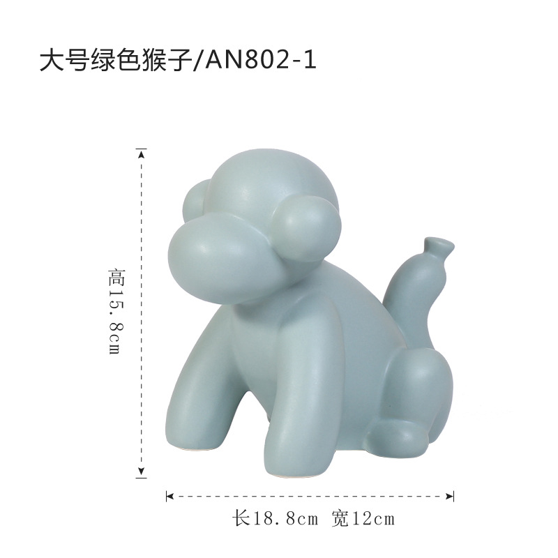 Creativo lindo elefante de cerámica decoración ins estilo interior hogar suave decoración salón dormitorio pequeña Decoración