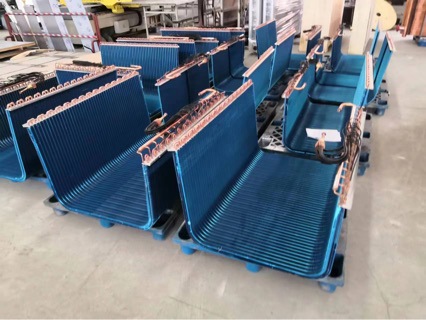 厂家批发冷凝器 L型热泵翅片式冷凝器 U型空调蒸发器