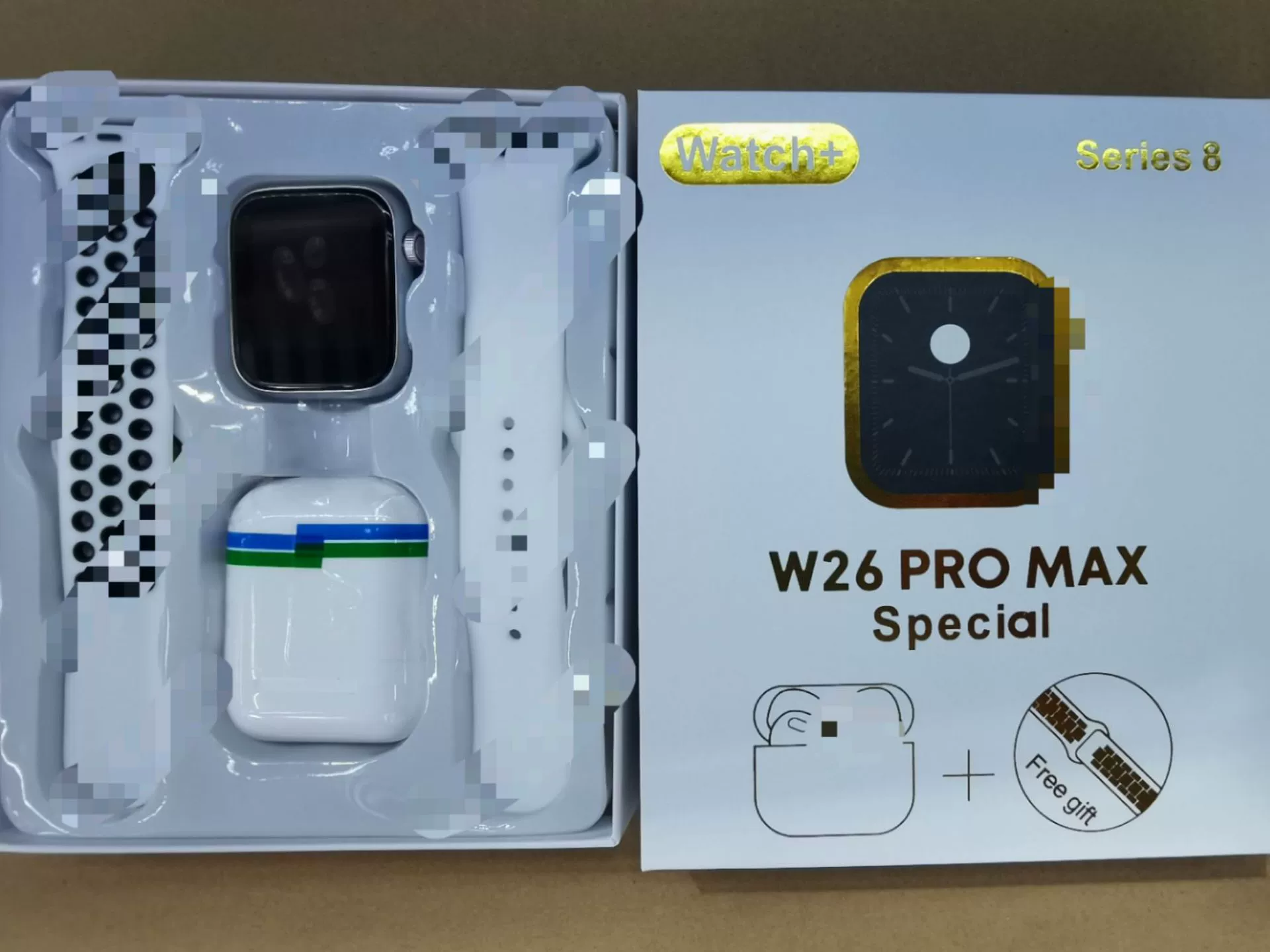 Смарт‑часы W26Pro Max Ultra S8, с Bluetooth‑гарнитурой, спортивные функции, сменные ремешки