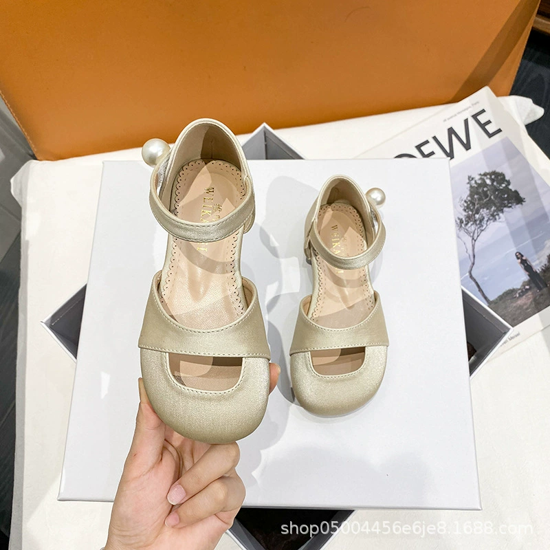 Обувь для девочек Принцесс Обувь 2025 Новый стиль Детская кожаная обувь обувь для девочек