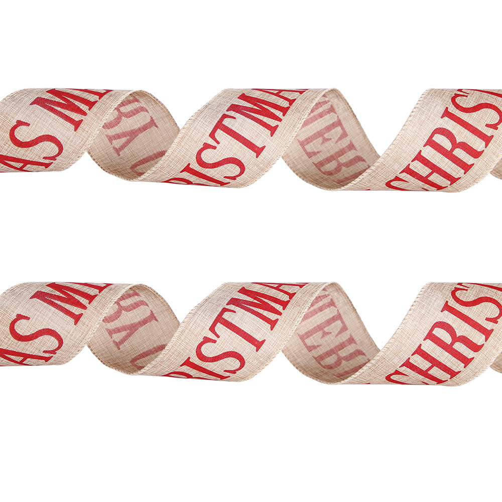 2-meter decoration, Merry Christmas letters DIY decoration materials, gift packages, accessories, ribbon pendants_voghion.com