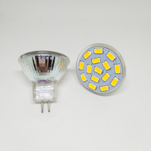 ����LED MR11led�Ʊ����15SMDʯӢ�����Ʊ��׹�ů��ɫACDC10-30V