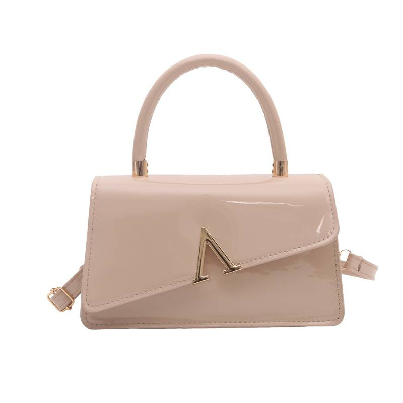 Stylish Small Textured Square Shoulder And Crossbody Tote Bag_voghion.com