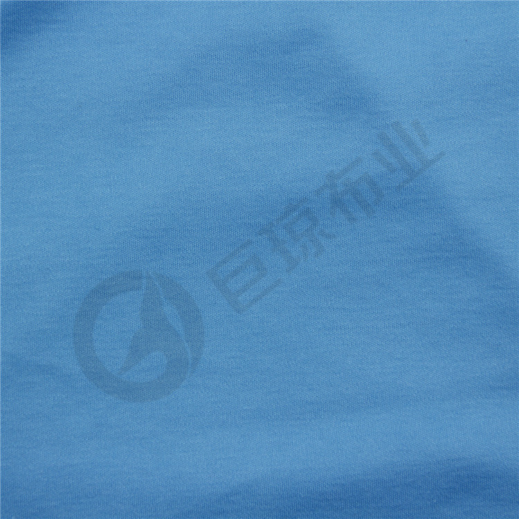 源头厂家 供应32支涤双面布 220g 185cm 全涤短纤棉毛布t恤针织布