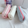 Japanese high quality pencil case, capacious plush storage system for elementary school students