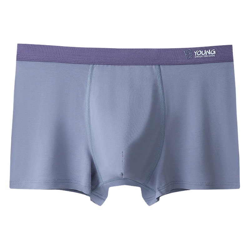 Modal Thin Men's Underwear Summer Seamless Breathable Boxer Briefs Loose Large Size Red Boxer Briefs for the Year of Birth
