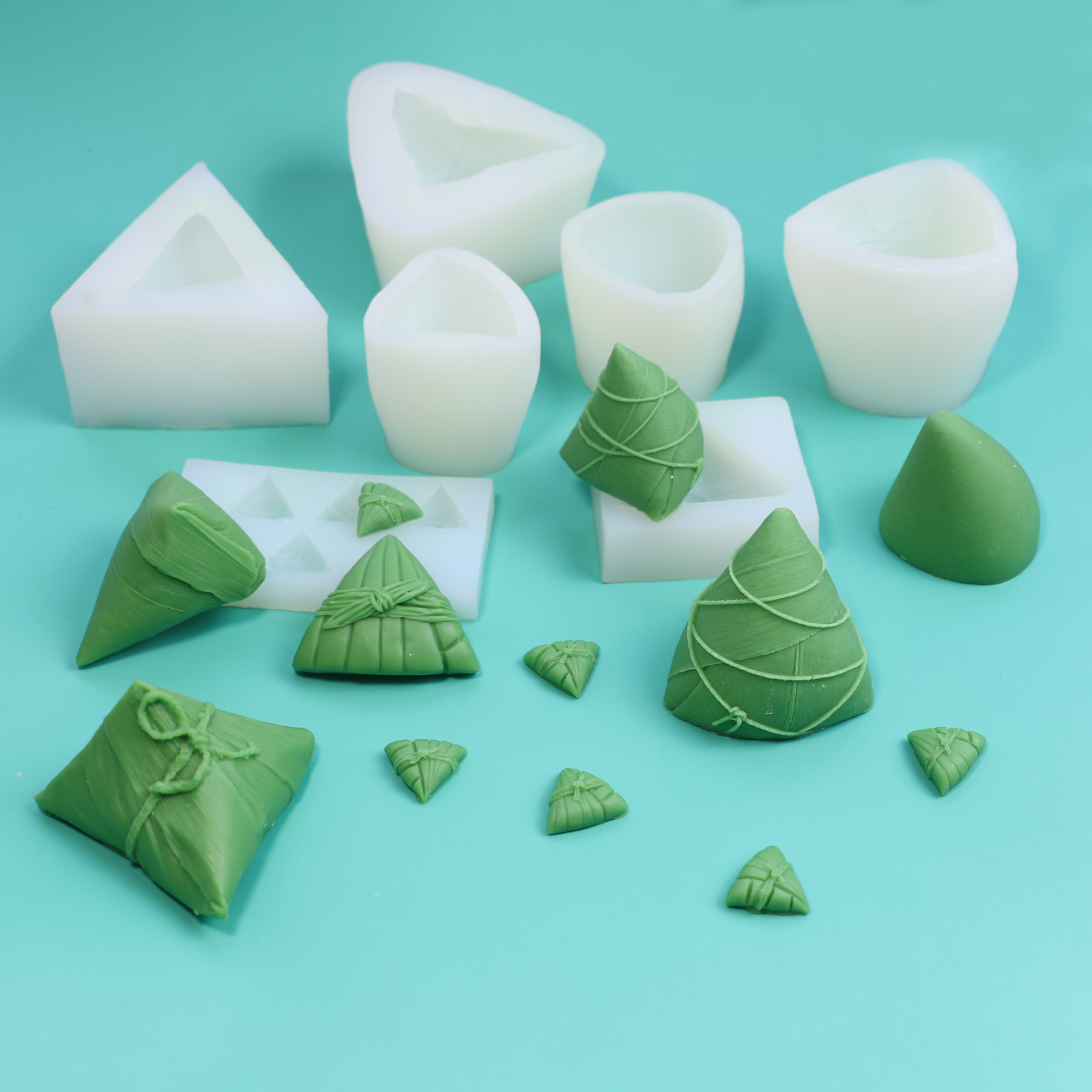 Праздник лодок-драконов Zongzi Ароматизированная свеча силиконовая форма DIY мусс торт декоративный ручной работы Мыло гипсовая форма