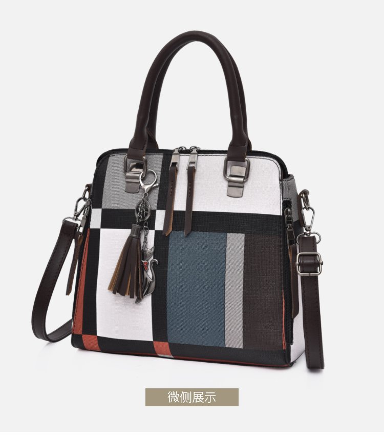 New style four-piece handbag set, European and American handbag, women's trend single-shoulder cross-border wholesale, women's bag consignment, crossbody bag undefined