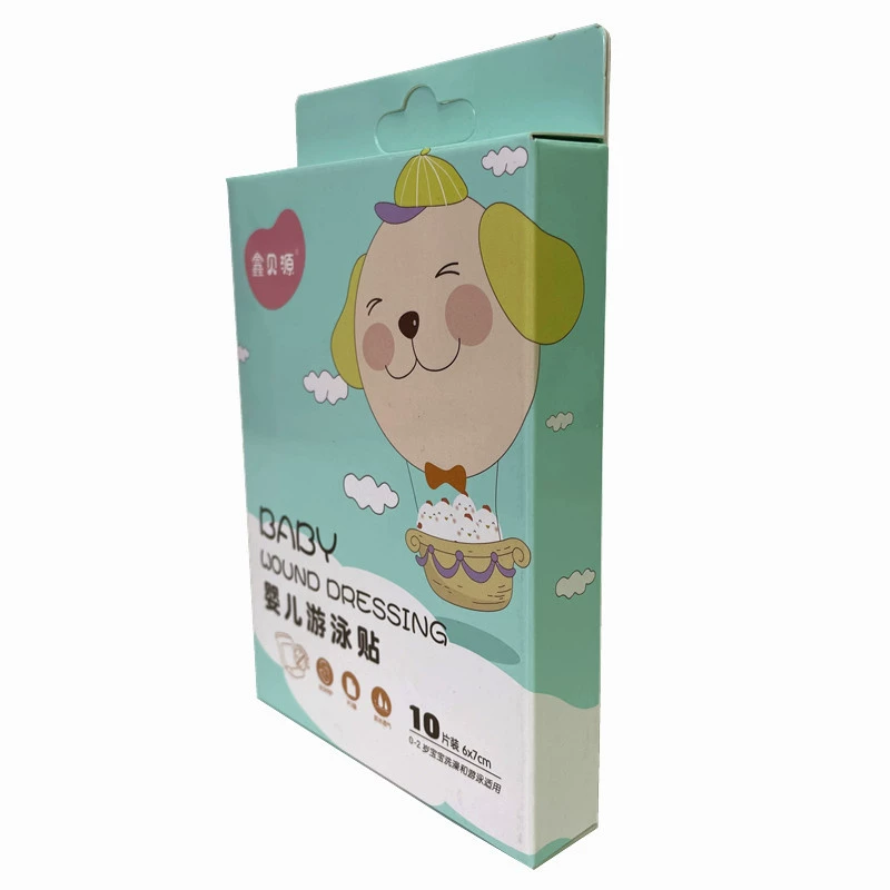 Водонепроницаемые дышащие stickers для детей с пупком для плавания, 10 шт
