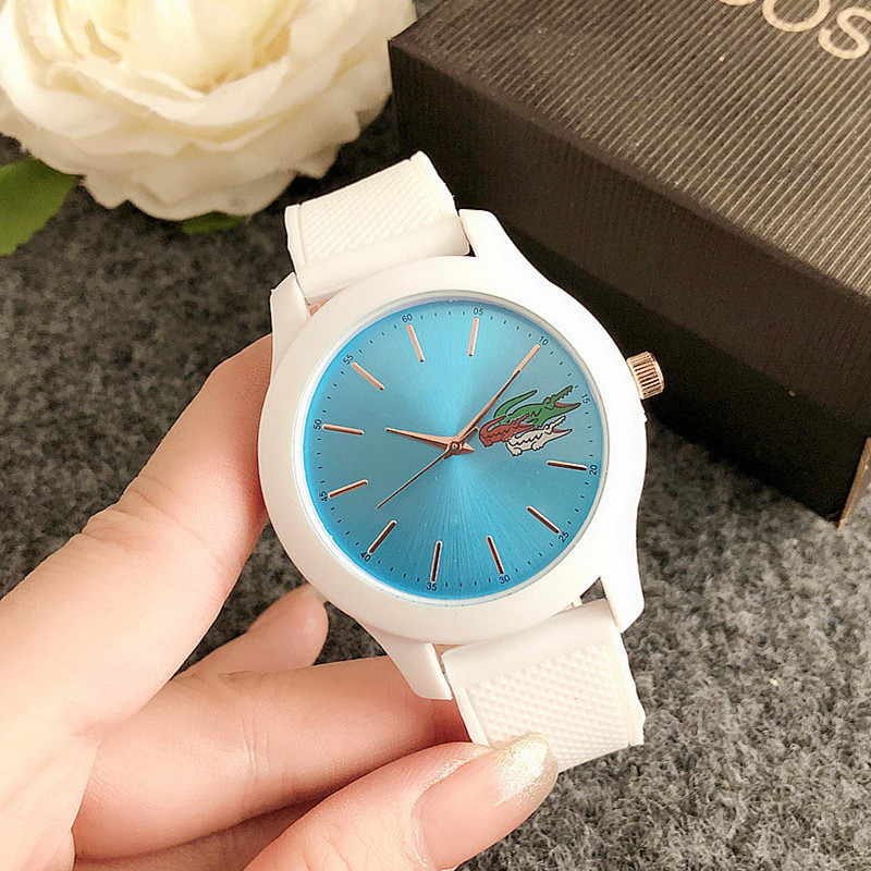 Wholesale Men's Silicone Watch Fashion Quartz Watch Women's Watch Amazon Cross-Border Crocodile Sports Leisure Watch