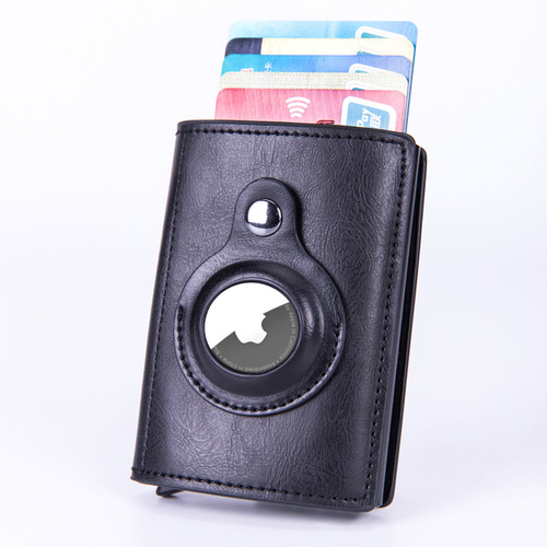 airtag positioning tracker genuine pickup bag simple creative business multifunctional wallet wallet card bag X-81