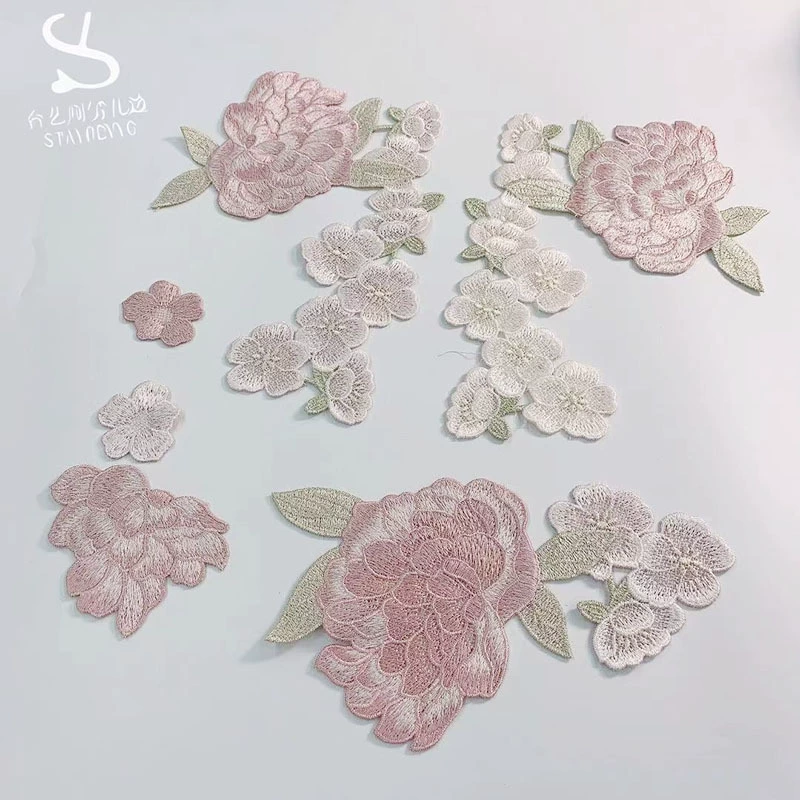 Магнолия компьютерная вышивка для одежды