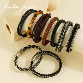 Beaded Bracelet, Natural Stone, Handcrafted, Natural