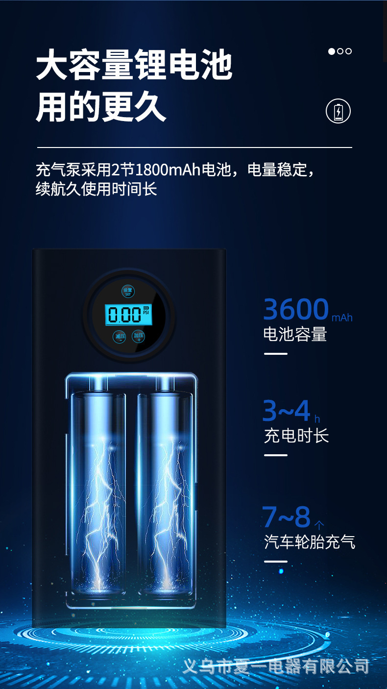 Cross-Border New Wireless Car Air Pump Electric Vehicle Battery Car Universal Air Pump Portable Handheld Air Pump