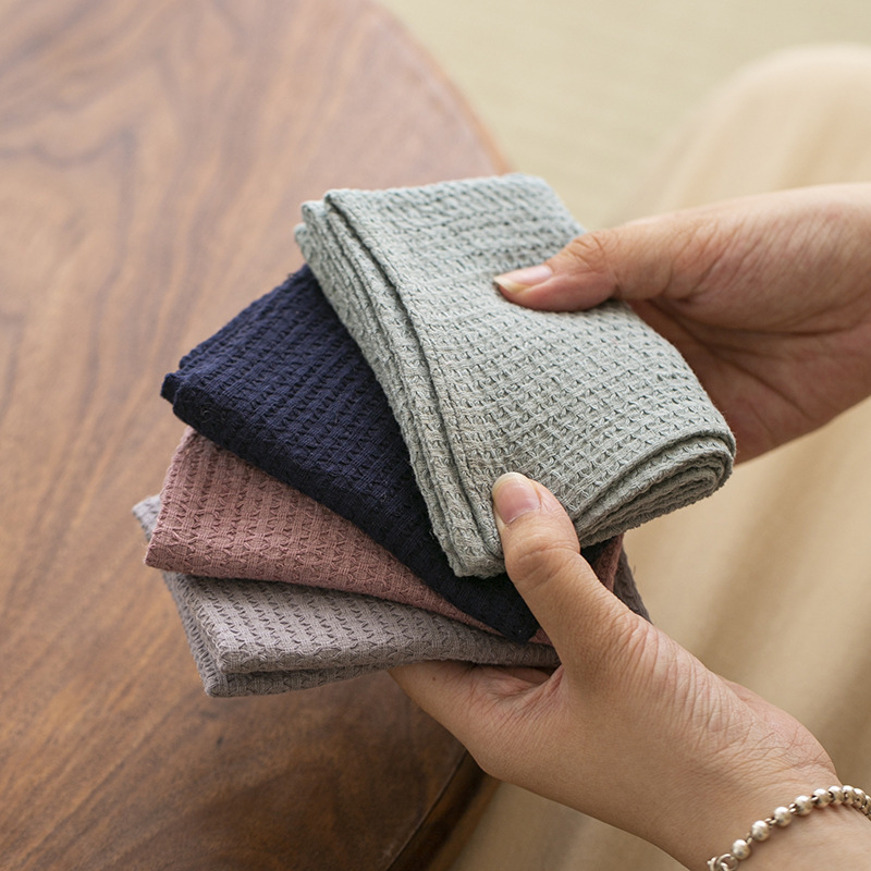 Thickened Tea Towel Cotton Linen Strong Absorbent Zen Style Tea Table Cloth Kung Fu Tea Set Tea Tray Tea Ceremony Parts