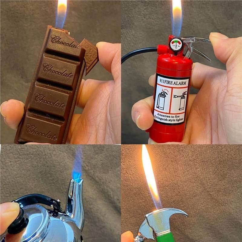 [a generation of hair] hot water kettle pressure cooker gas wrench vice match inflatable lighter creative personality