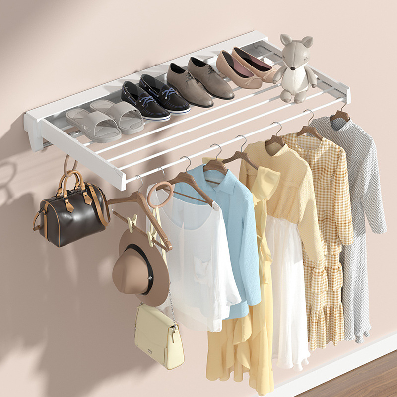 Invisible universal drying rack