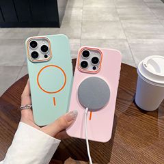 适用苹果17promax磁吸手机壳iphone16微磨砂肤感15硅胶1413全包壳