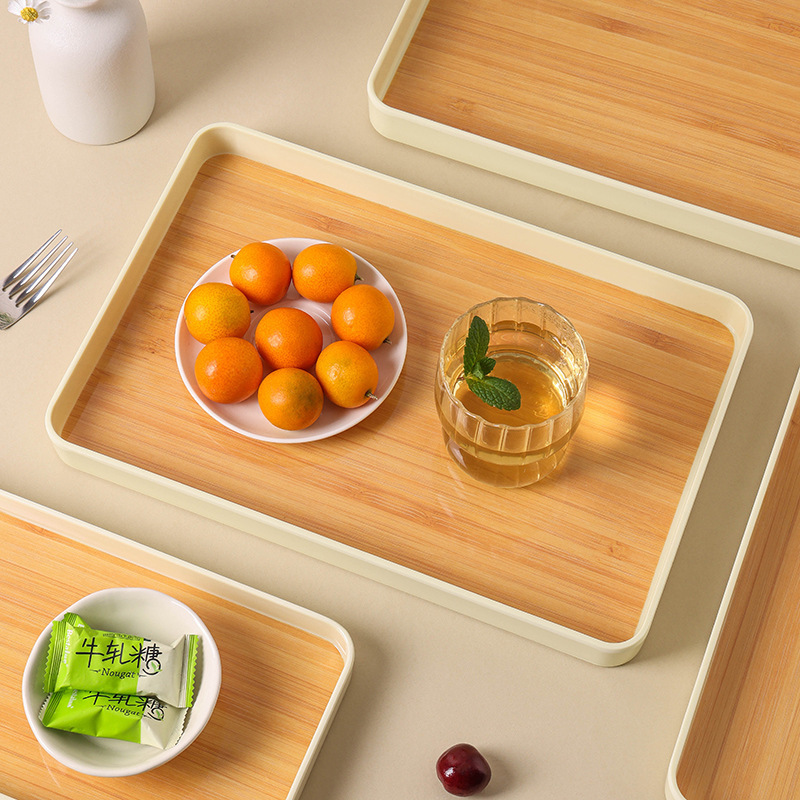 Bandeja de melamina, cocina, hogar, lujo ligero, taza de té, taza de agua, bandeja de té, red japonesa, sala de estar, plato de frutas, plato