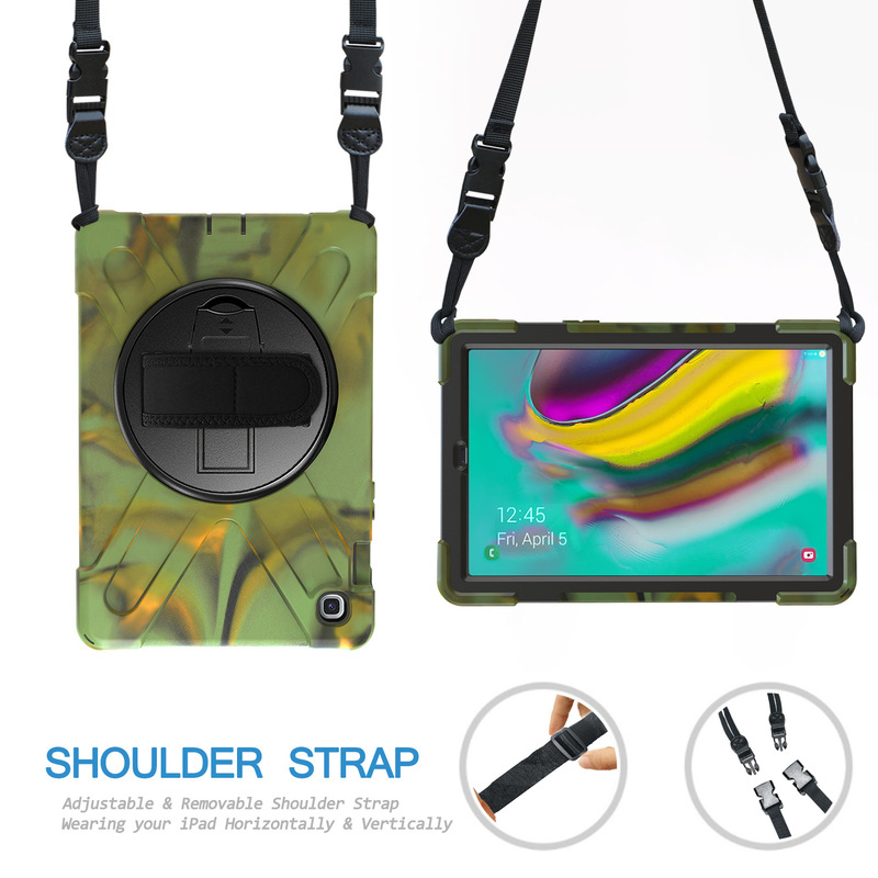 Tab S5E 10.5" 2019 T720/T725 Tablet Protective Case All-Inclusive Anti-Fall Shell Handheld Stand Tab S5E 10.5" 2019 T720/T725 Tablet Protective Case All-Inclusive Anti-Fall Shell Handheld Stand