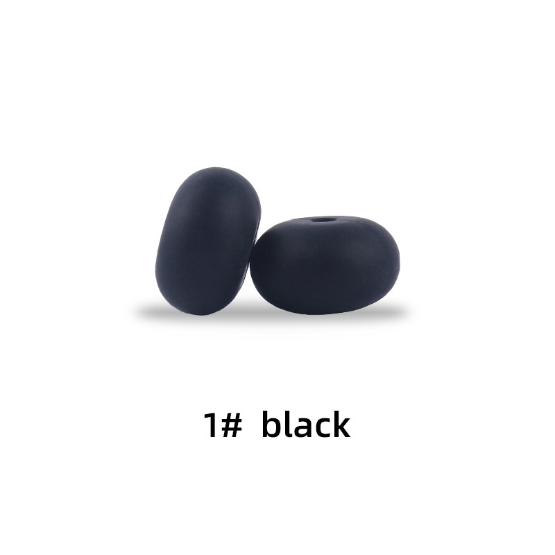 15mm silicona Abacus beads Spacer joyería tesoro molar juguete DIY chupete cadena collar accesorios de la joyería