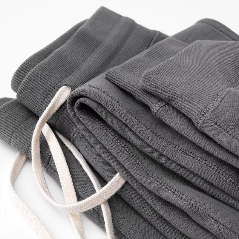 Export Japan 340g cotton vibe style Japanese retro leggings men's sports leisure Harlan couple pants