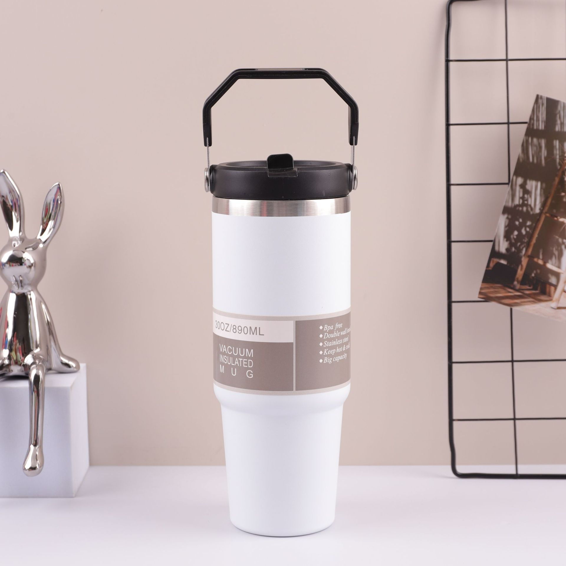 30o el Sudeste Asiático popular portátil coche taza 304 taza de vacío de acero inoxidable olla de viaje taza de helado portátil de mantenimiento en frío