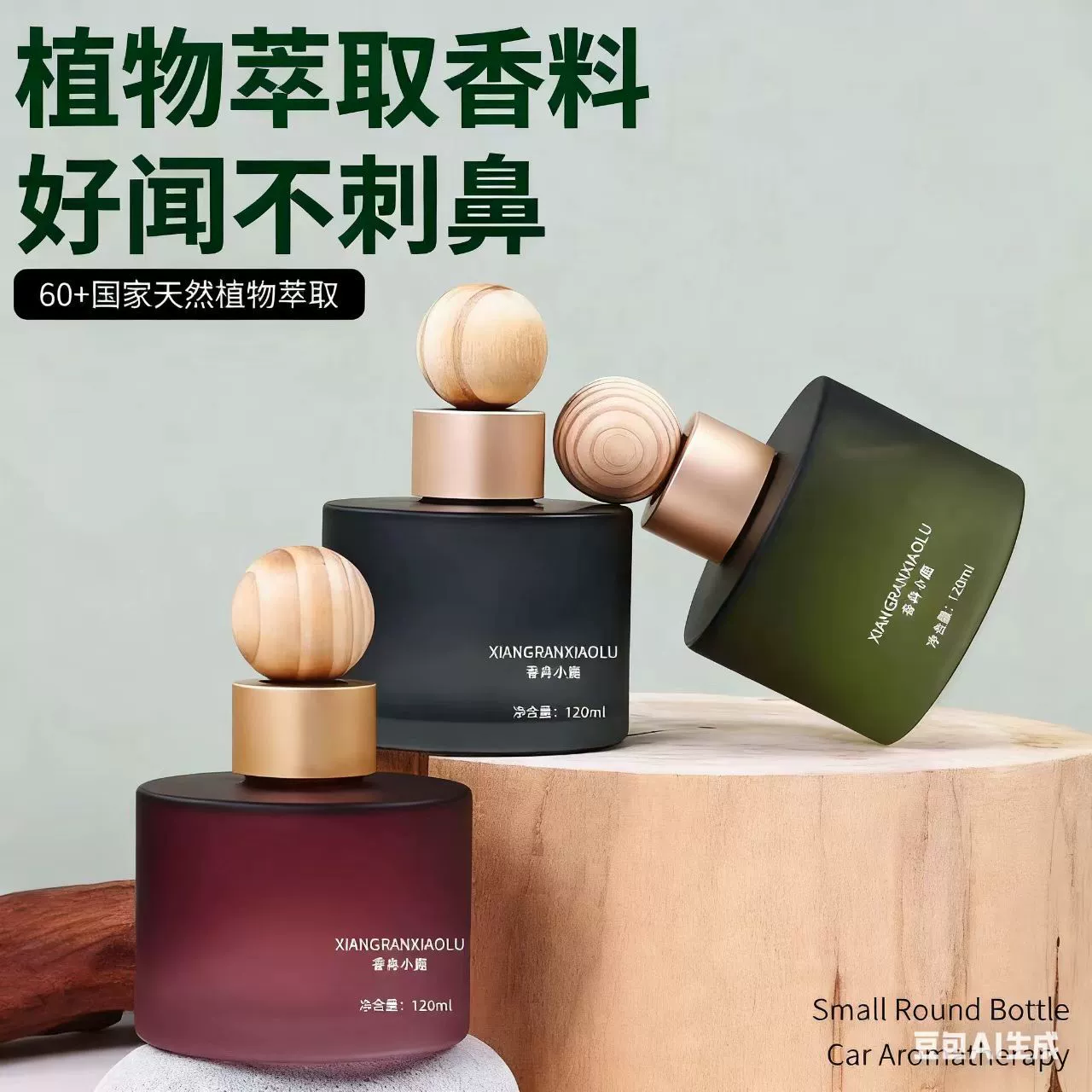 Aromatherapy for auto, perfume, gift box with a light fragrance